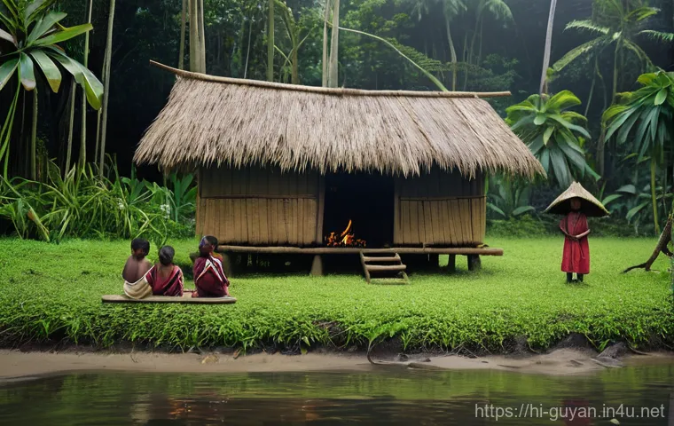 가이아나 열대우림 투어 - **Prompt:** "A vibrant, panoramic view of the Guyanese rainforest from a high vantage point, with an...